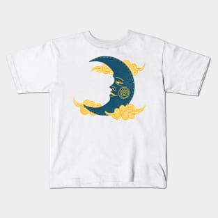 Vintage Moon Kids T-Shirt